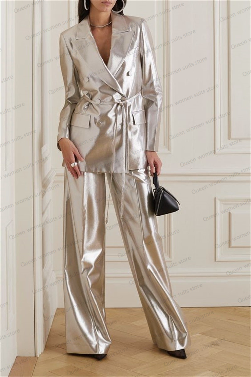 Women'S Formal Jackets To Wear With Dresses - Ensemble blazer et pantalon large pour