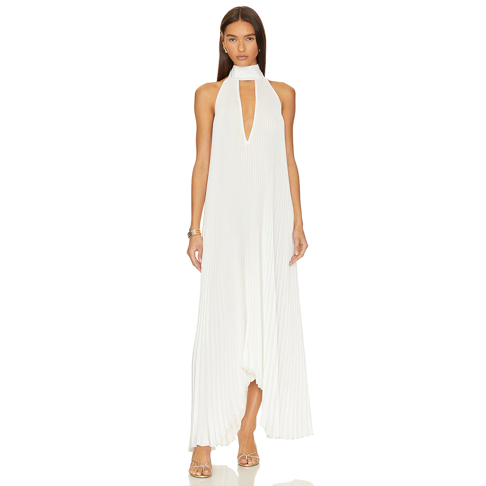 Women'S Formal Wear Wedding Guest - Robes de soirée à col en