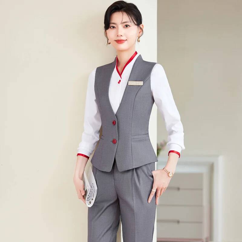 Women Formal Wear For Interview - Taille plus 5XL costumes pantalons formels