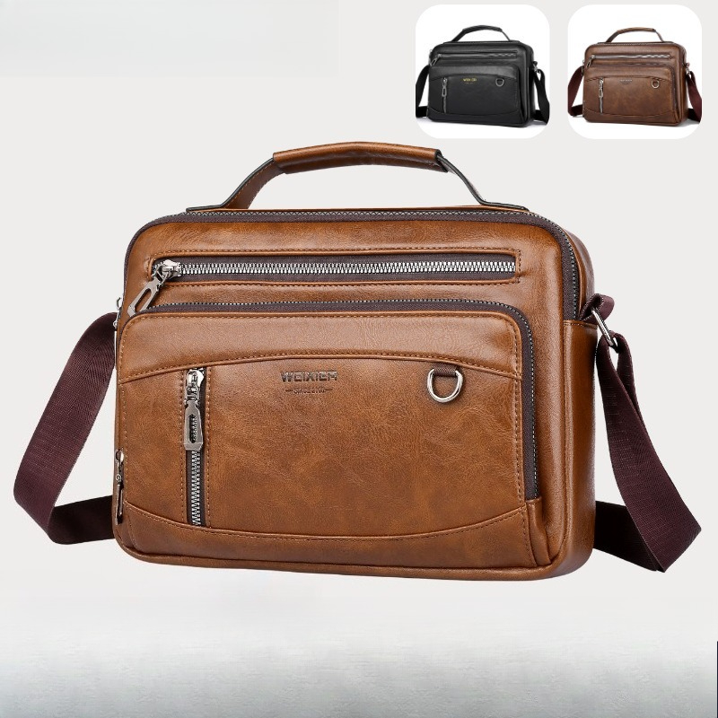 Structured Handbag Work - Sac à bandoulière en cuir PU