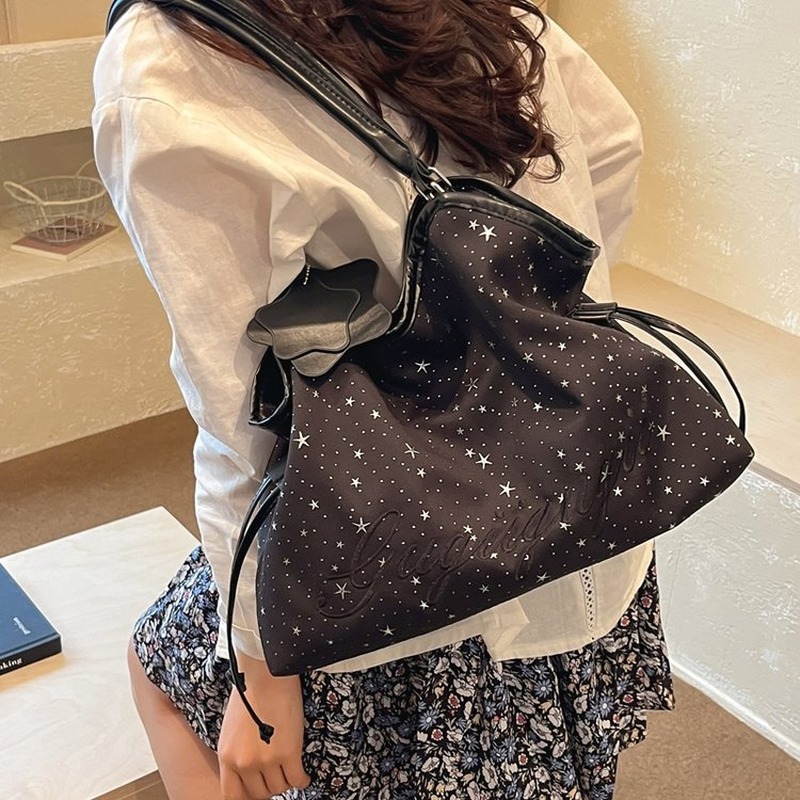 Structured Handbag Work - Sac fourre-tout à motif étoile pour