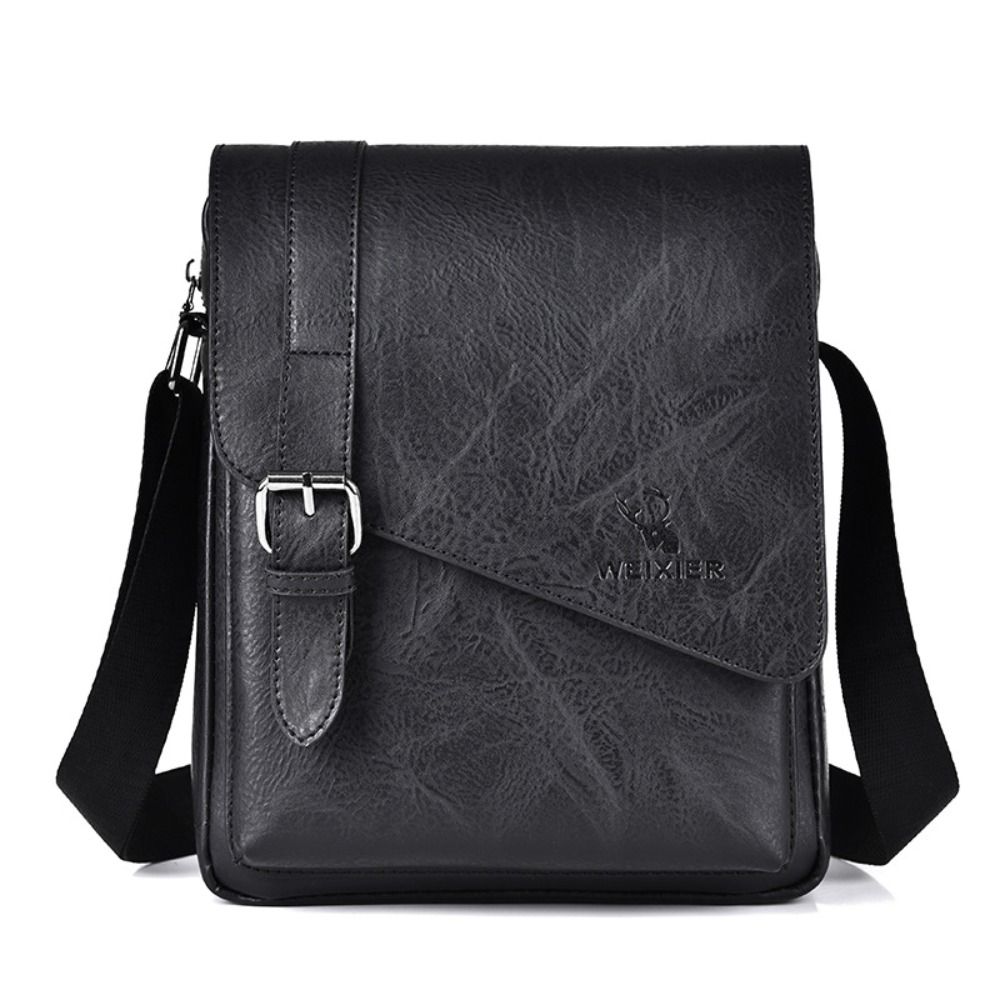 Structured Handbag Work - Sac messager en cuir PU pour
