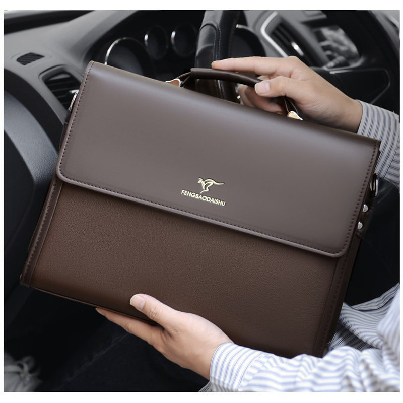 Structured Handbag Work - Porte-documents de luxe en cuir pour