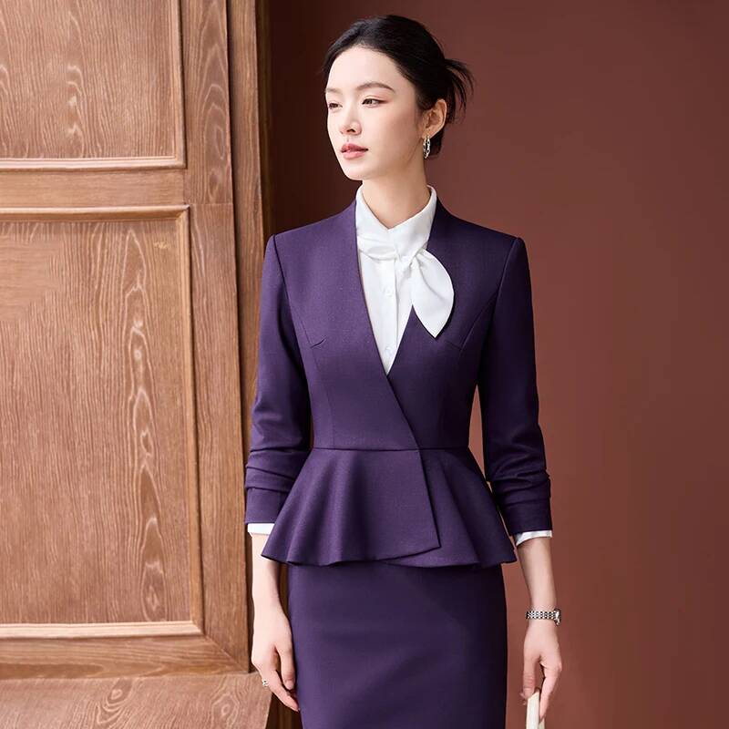 Women Formal Wear For Interview - Costumes d'affaires formels en tissu de
