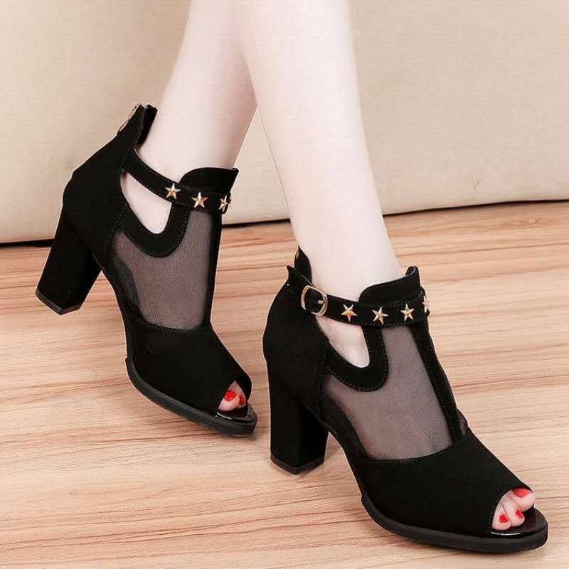 Women Formal Wear For Office - Sandales à talons hauts compensés en