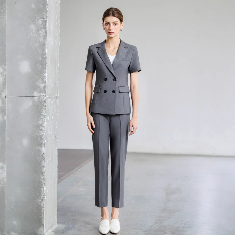Costume d'été fin à manches co - Women Formal Wear For Interview avis et prix