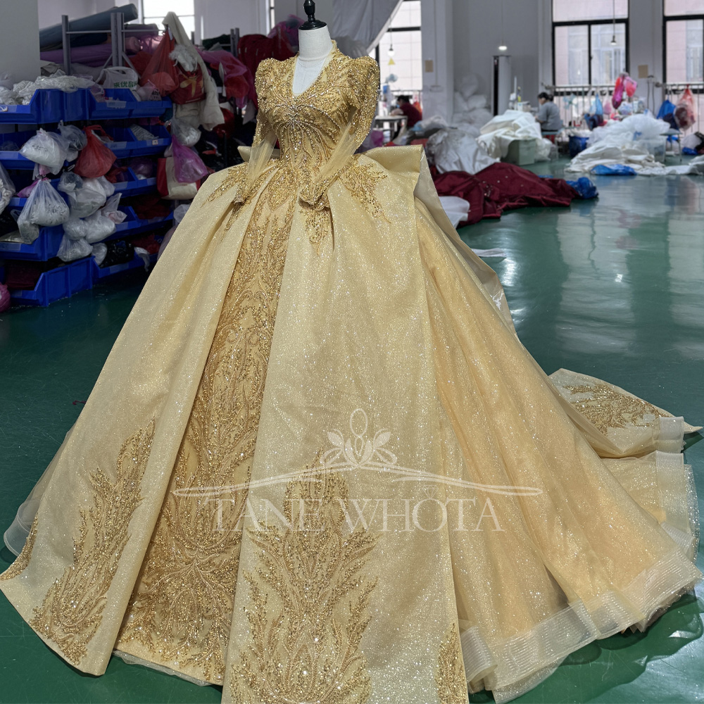Robe de soirée élégante, col e - Yellow Formal Wear Women avis et prix