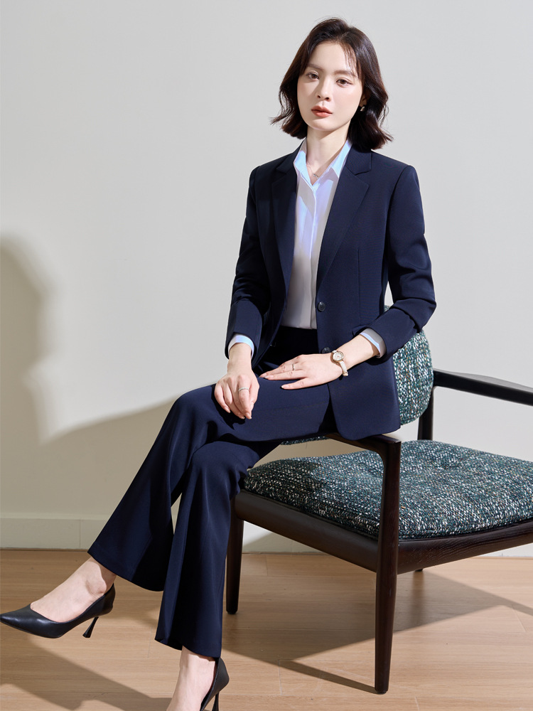 Costume professionnel bleu mar - Women Formal Wear For Interview avis et prix