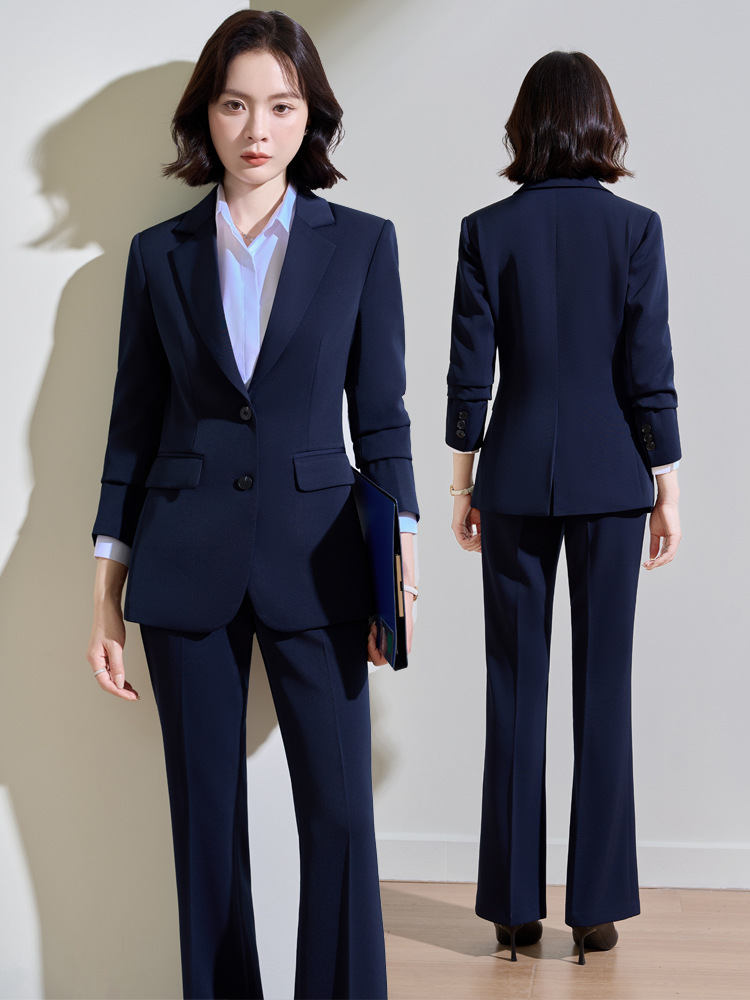 Costume professionnel bleu mar - Women Formal Wear For Interview avis et prix