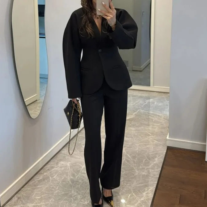 Nouvel ensemble pantalon et ve - Women Formal Wear With Tie avis et prix