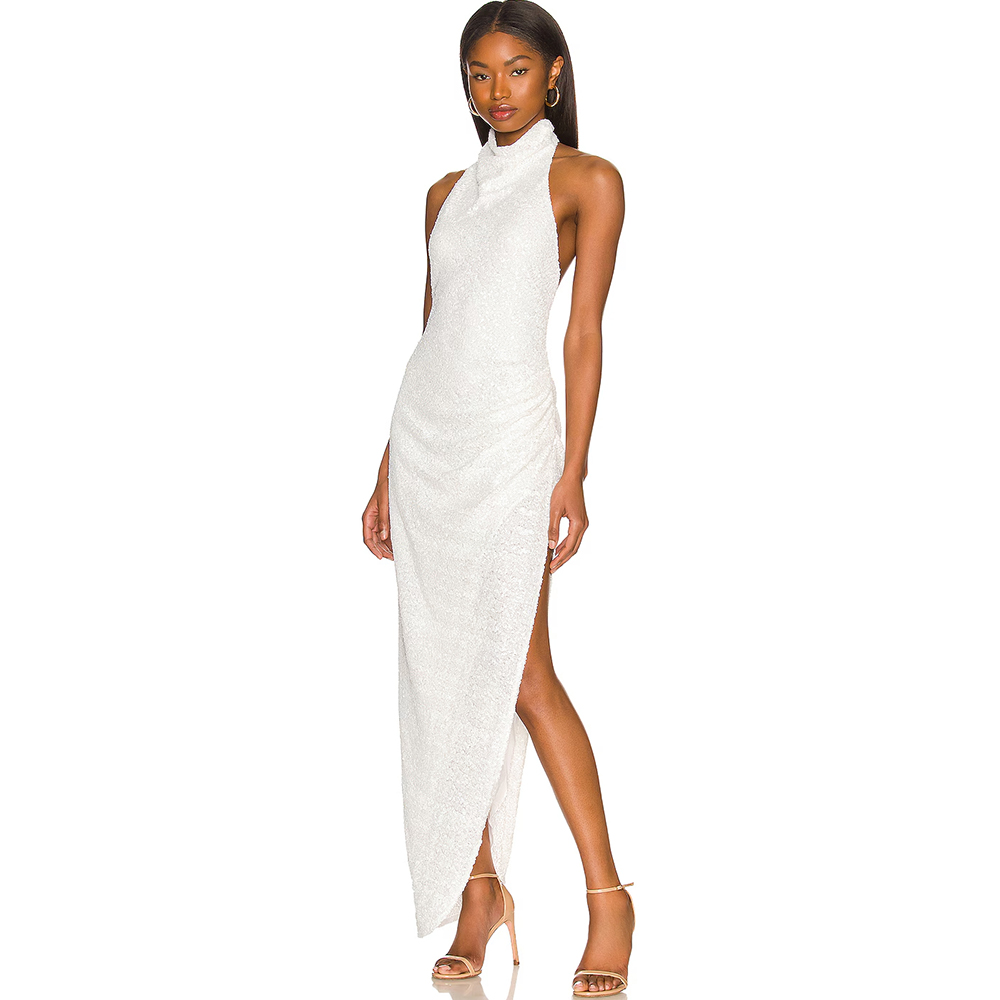 Robes de soirée blanches à col - Women'S Formal Wear Wedding Guest avis et prix