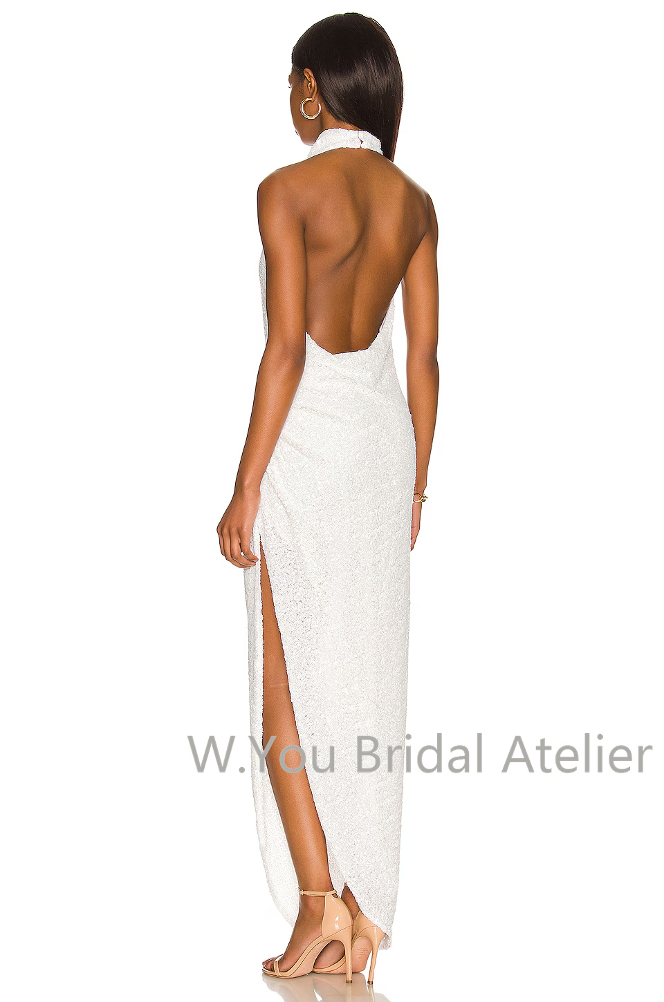 Robes de soirée blanches à col - Women'S Formal Wear Wedding Guest avis et prix
