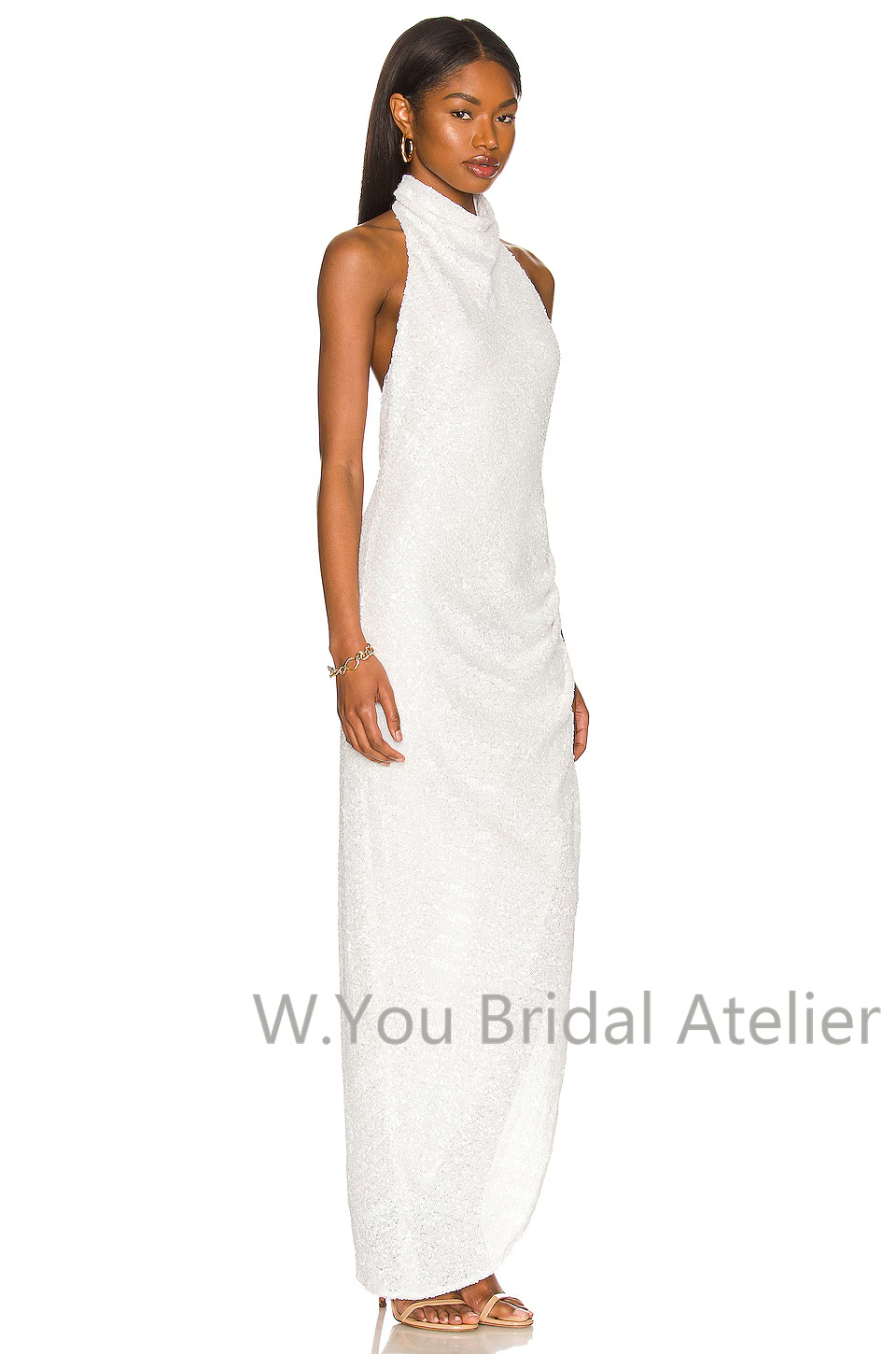 Robes de soirée blanches à col - Women'S Formal Wear Wedding Guest avis et prix