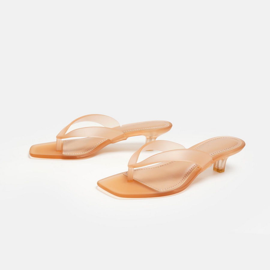 Sandales à lanières en PVC ver - Kitten Heel Women avis et prix