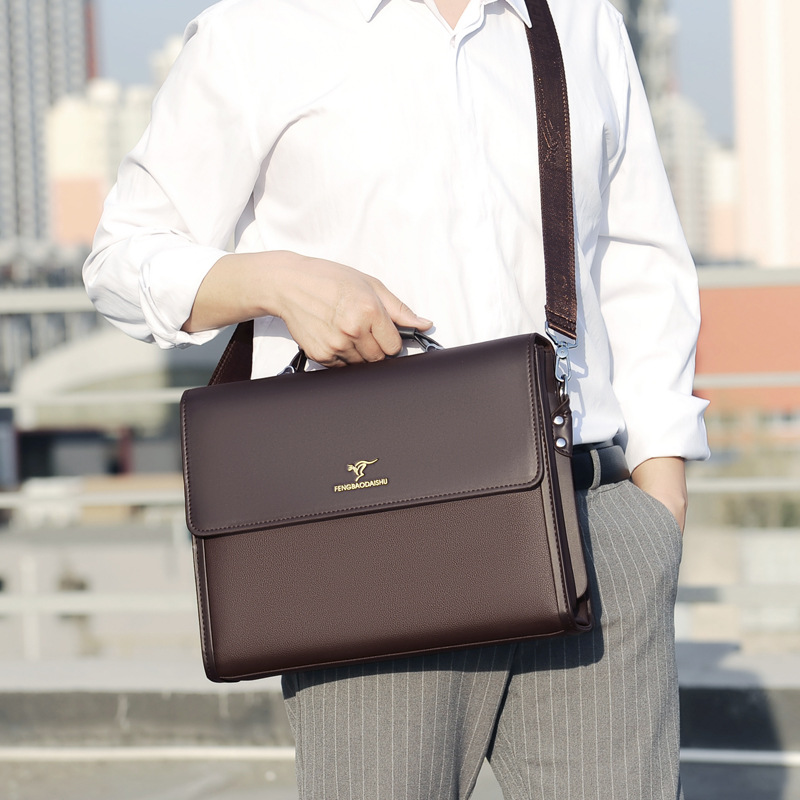 Porte-documents de luxe en cui - Structured Handbag Work avis et prix