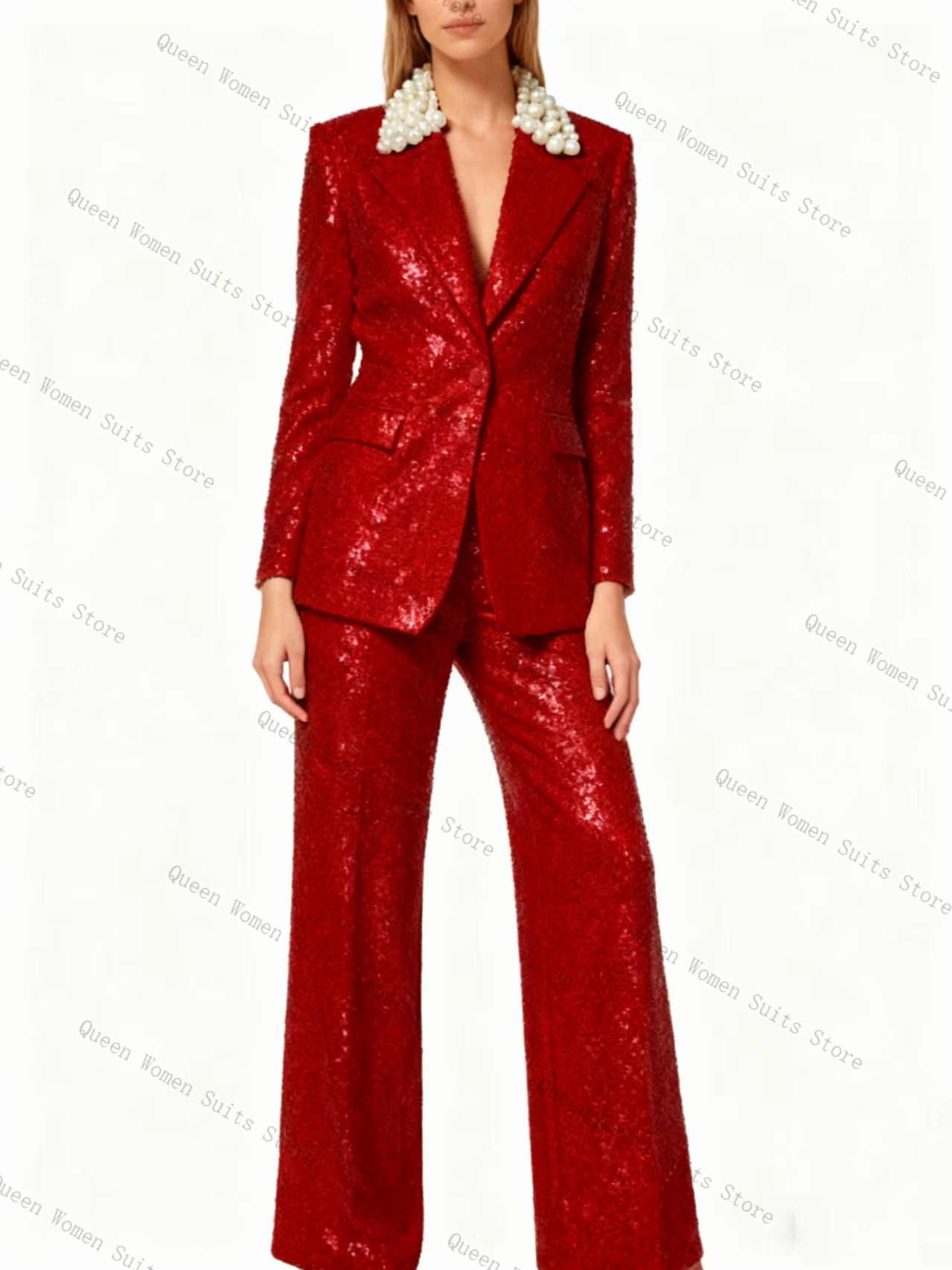 Ensemble de costume de luxe à  - Women'S Formal Wear Wedding Guest avis et prix