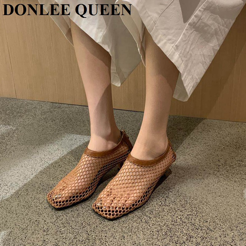 Sandales mules vintage à bout  - Kitten Heel Women avis et prix