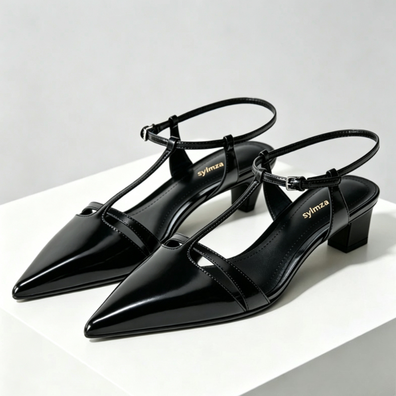 Escarpins en cuir verni à talo - Kitten Heel Women avis et prix