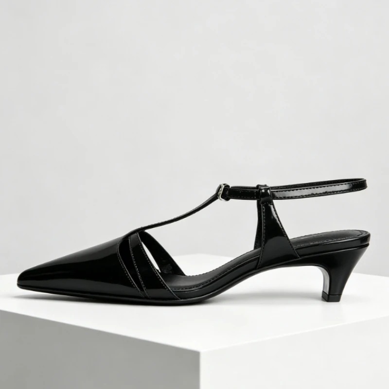 Escarpins en cuir verni à talo - Kitten Heel Women avis et prix