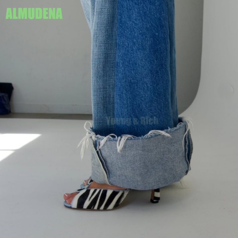 Mules à talon chaton imprimé z - Kitten Heel Women avis et prix
