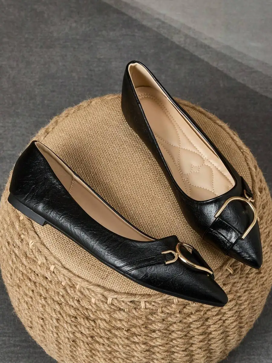 Chaussures plates élégantes po - Women Formal Office Wear Shoes avis et prix