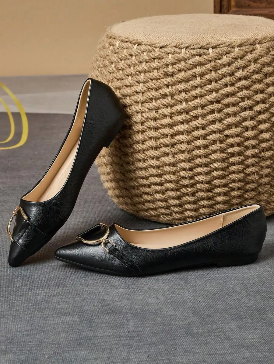 Chaussures plates élégantes po - Women Formal Office Wear Shoes avis et prix