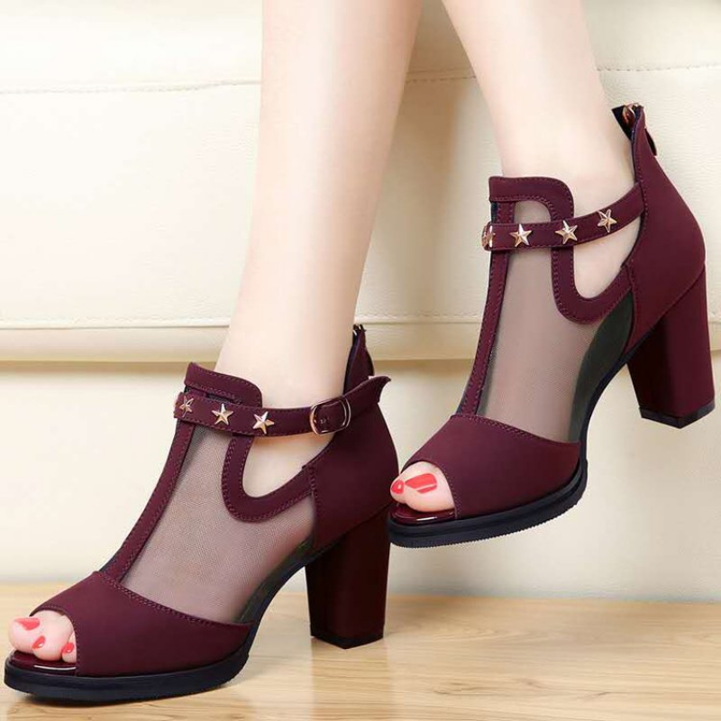Sandales à talons hauts compen - Women Formal Wear For Office avis et prix